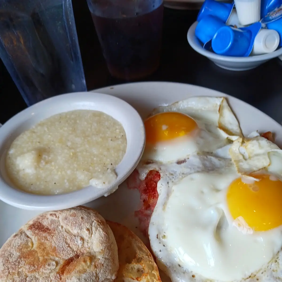Country Ham and Egg Biscuits