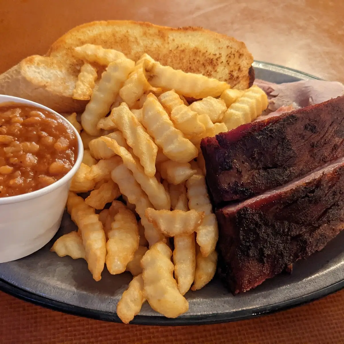 Ribs Potato Salad Baked Beans