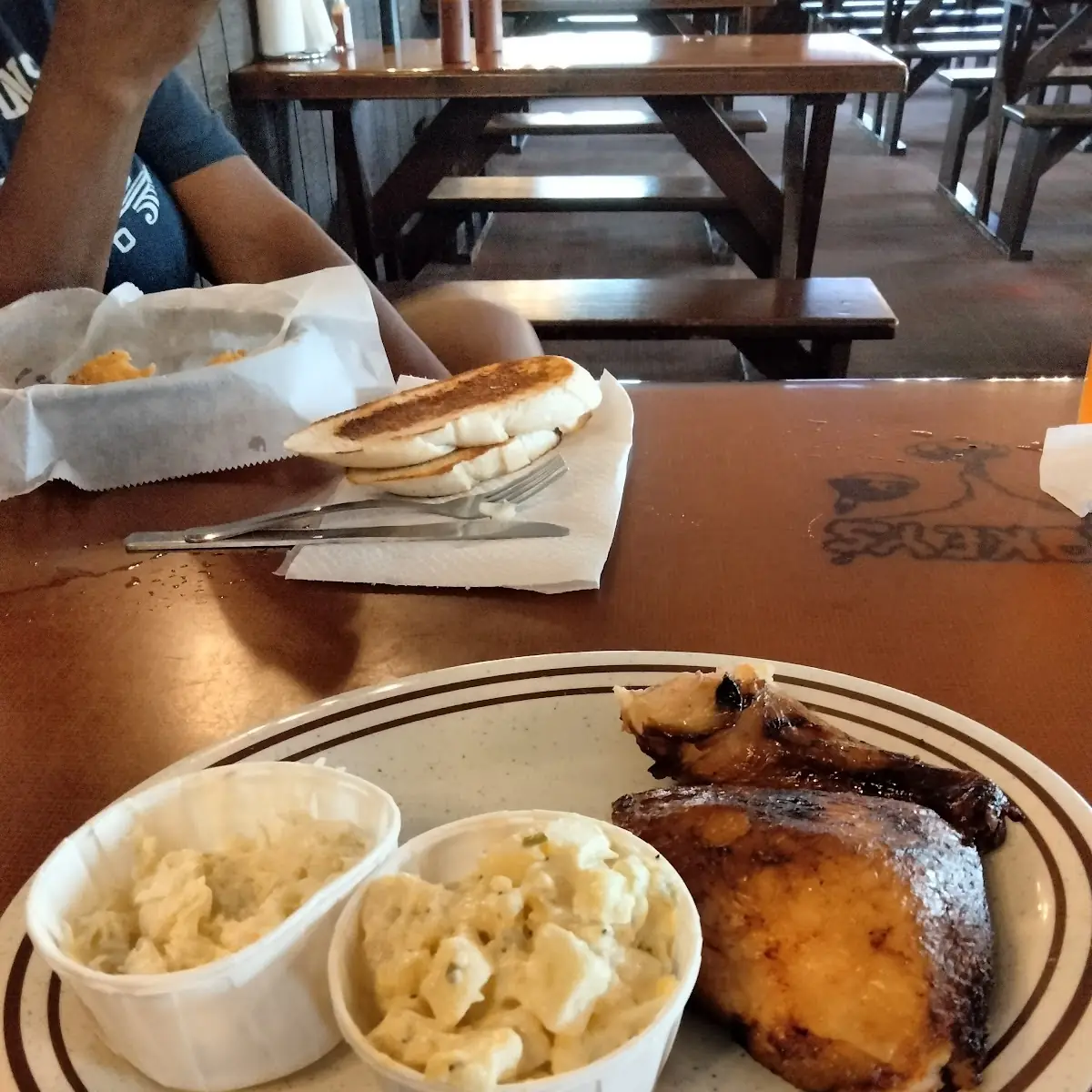 Smoked Chicken with Two Sides