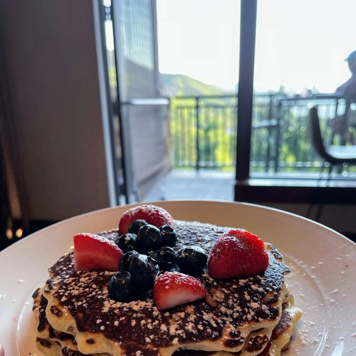 Blueberry Lemon Quinoa Pancakes