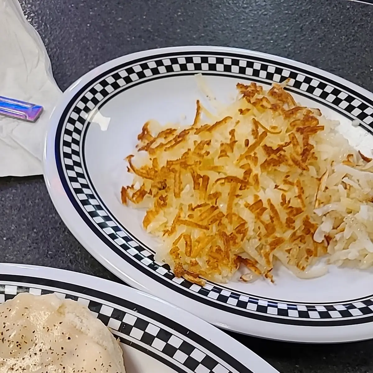 Biscuits Gravey Hashbrowns