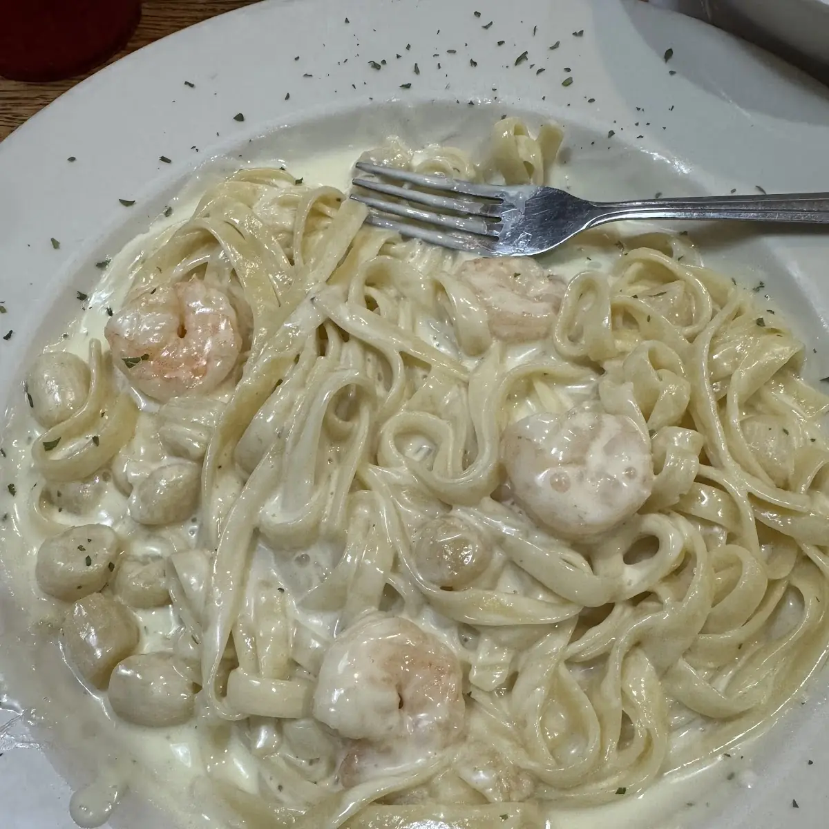 Shrimp Alfredo