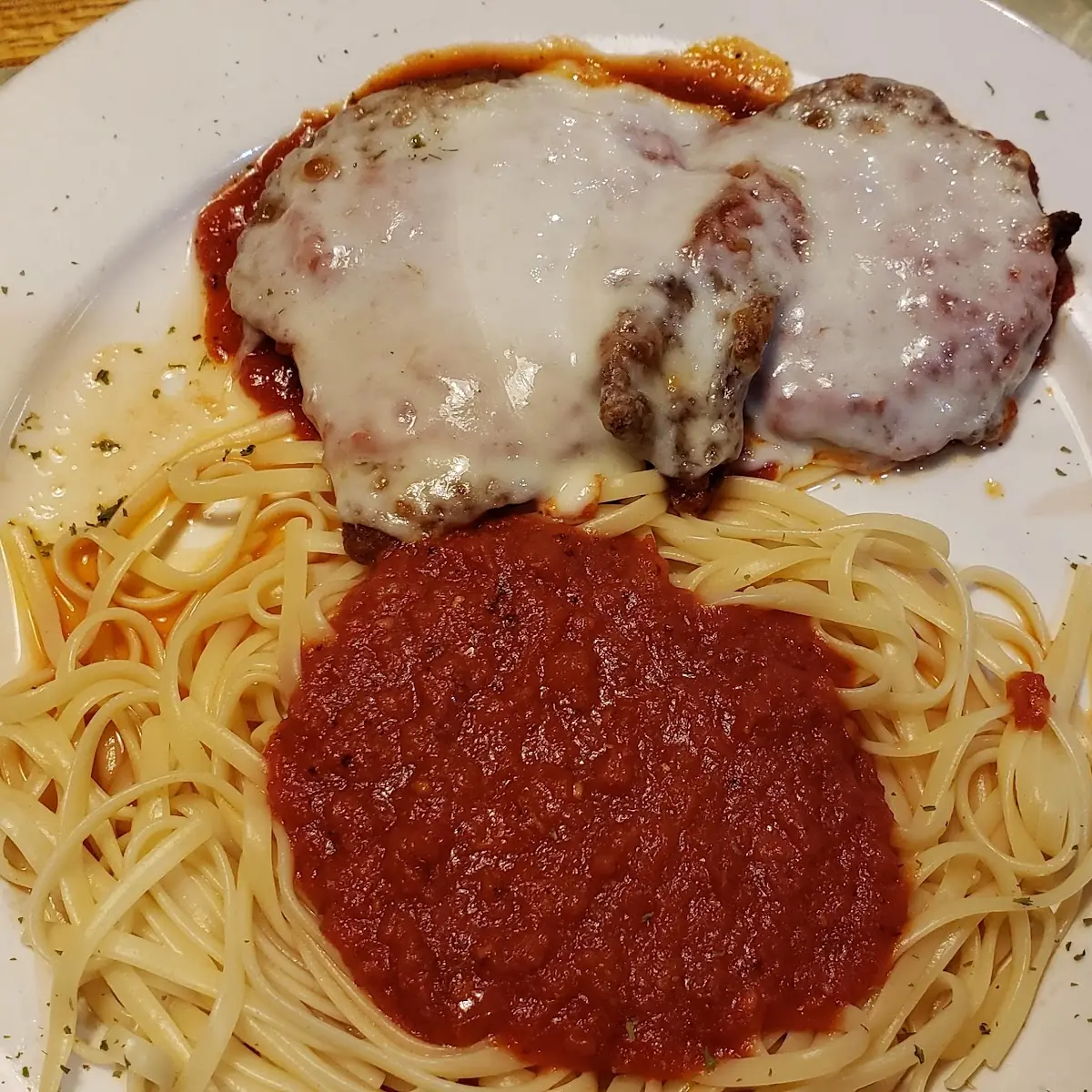 Spaghetti and Eggplant Parmesan