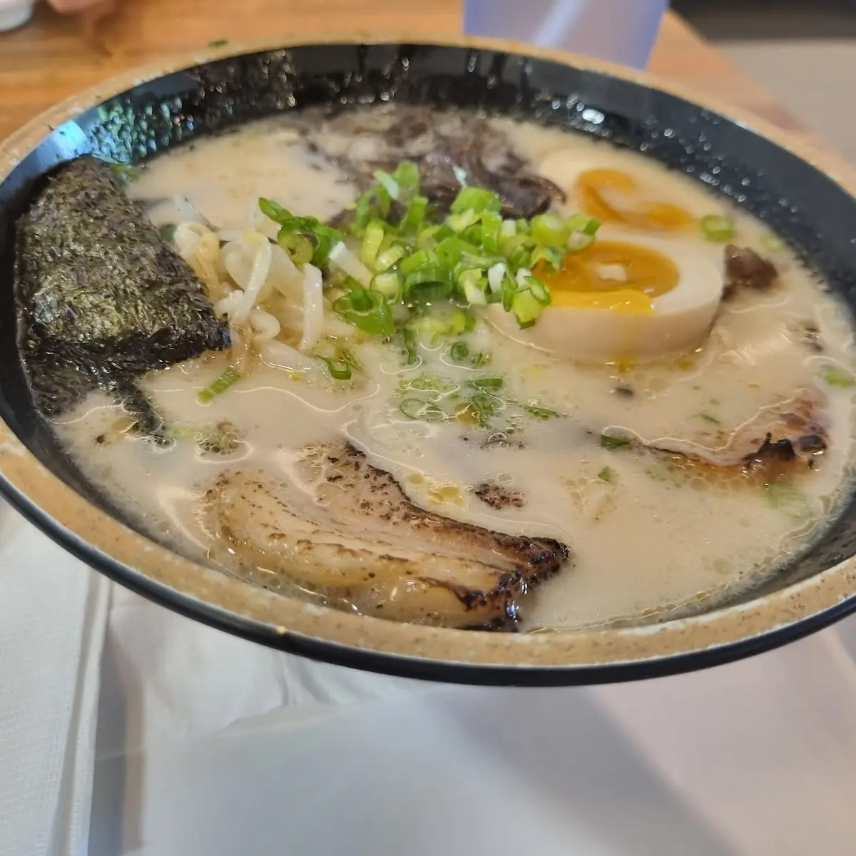 Tonkotsu Ramen and Cheese Cake
