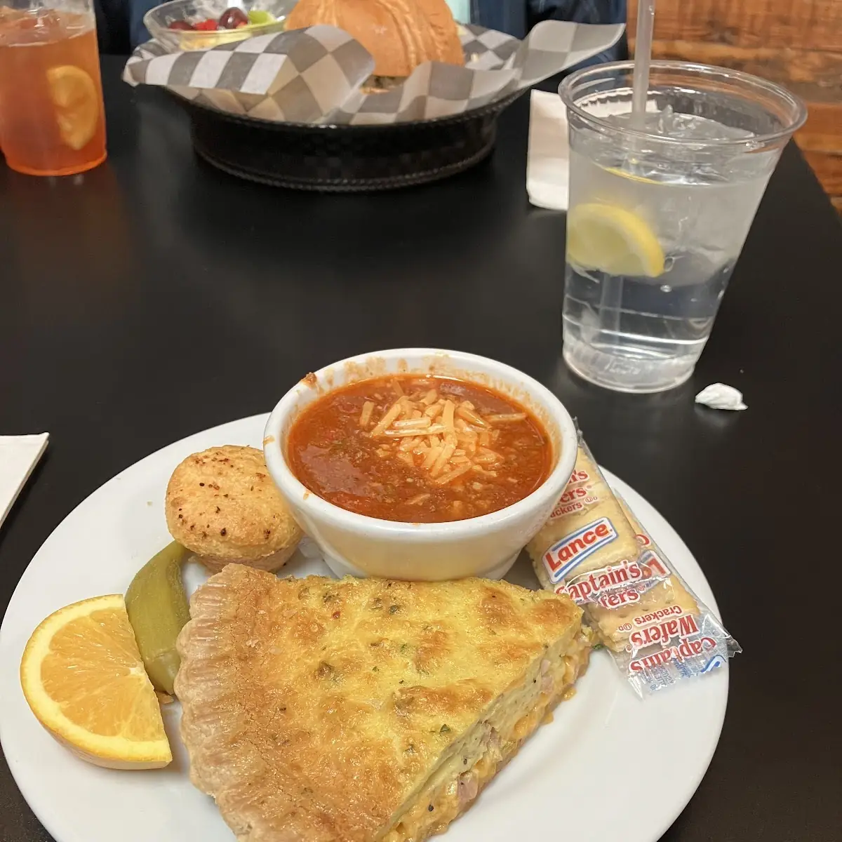 Ham and Cheese Quiche with Chili