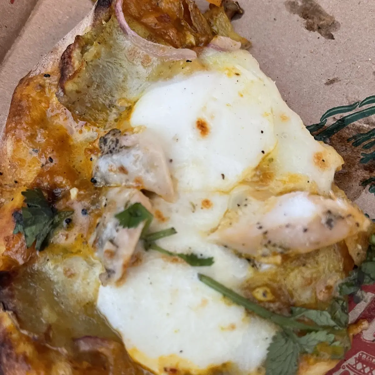 Curry Chicken Pizza