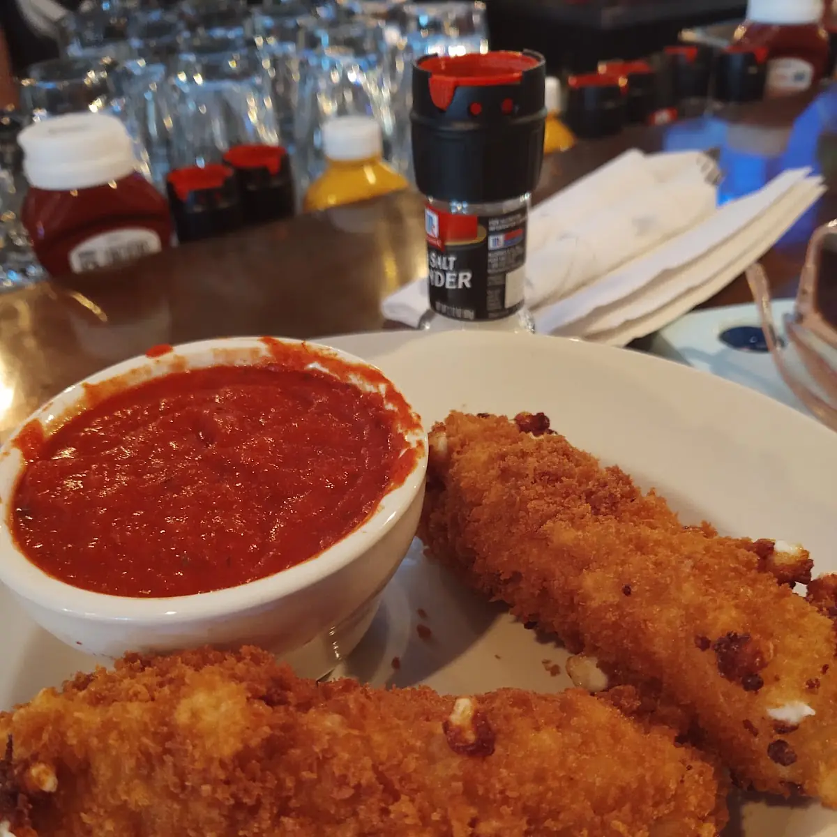 Fried Cheese Sticks with Marinara