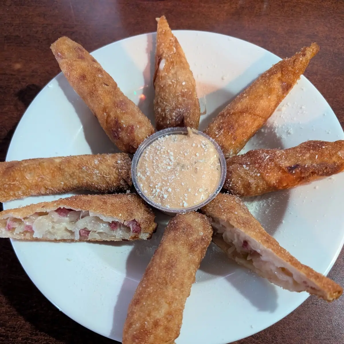 Reuben Egg Rolls