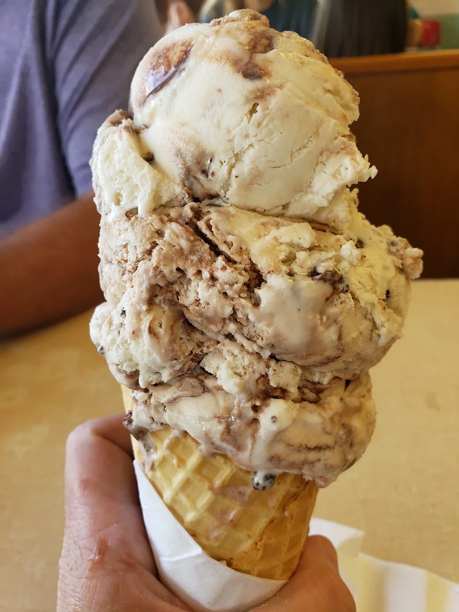 Tiger Tracks Ice Cream Cone