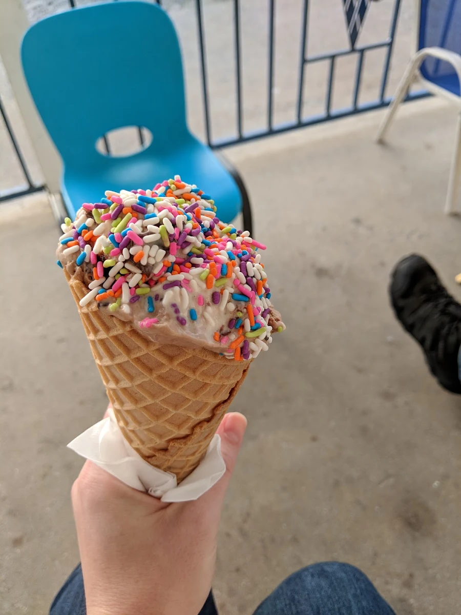 Waffle Cone with Sprinkles