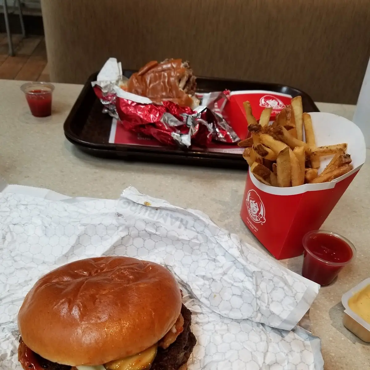 Double BBQ Cheeseburger
