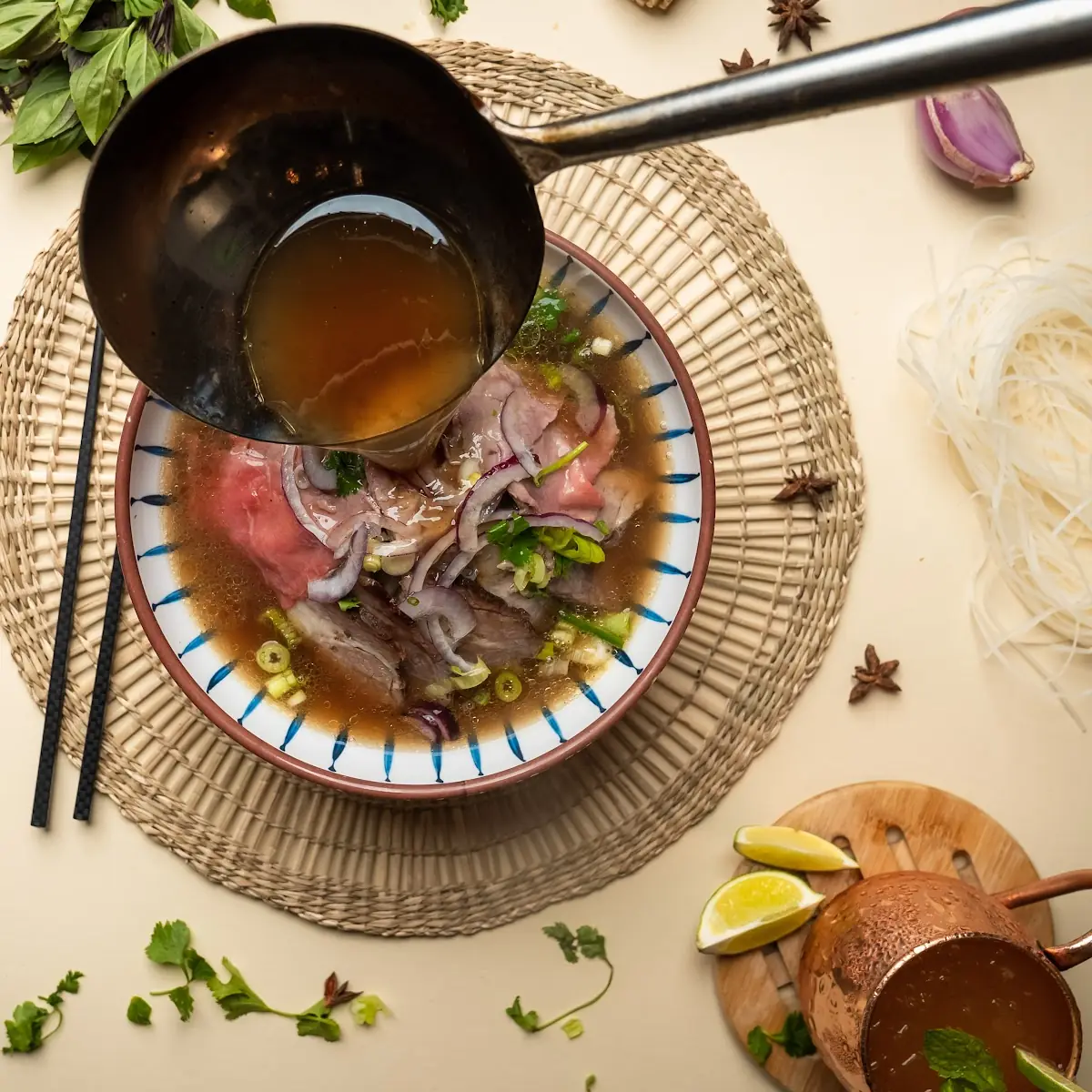 Rare Steak Pho Tai