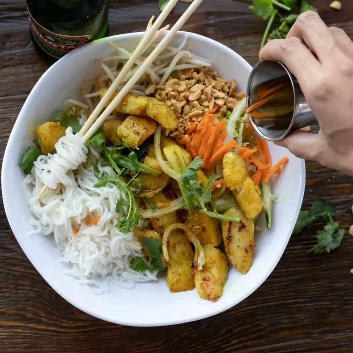 Viet Eggrolls Vermicelli Plate