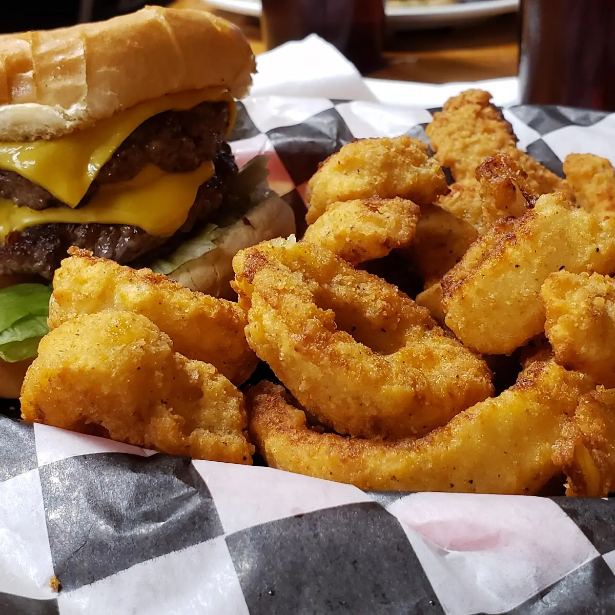 Double Cheeseburger Combo with Onion Rings