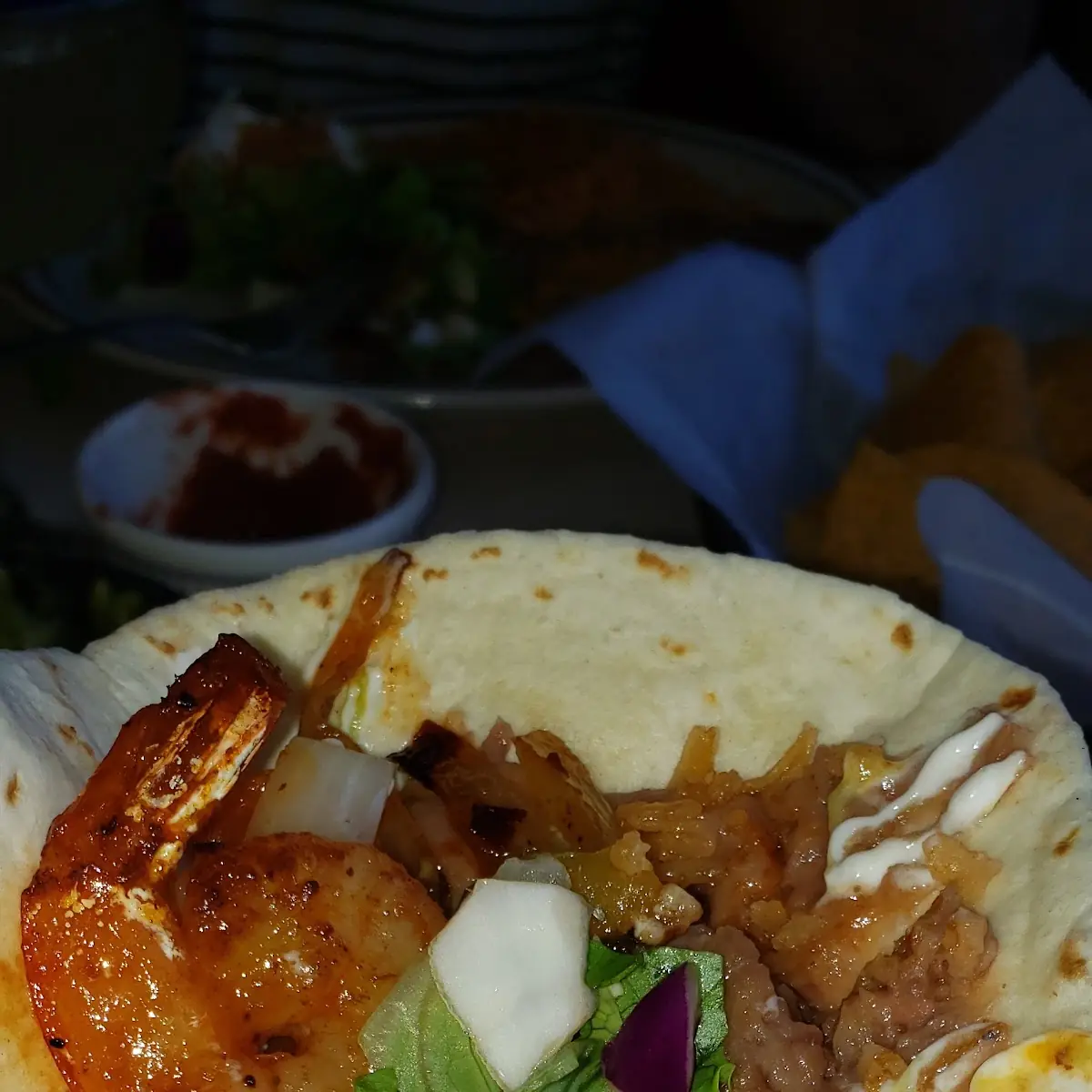 Shrimp Fajitas