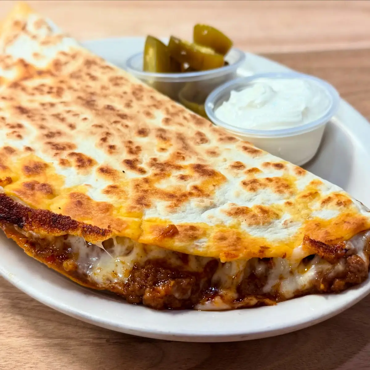 Que Burger Quesadilla