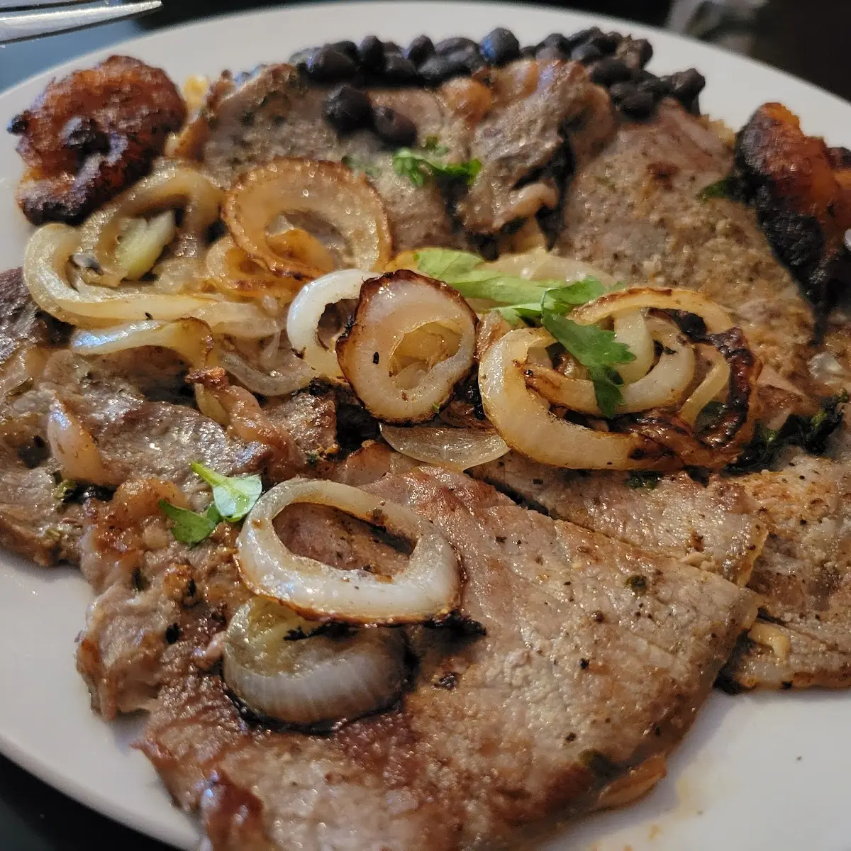Steak and Rice and Beans