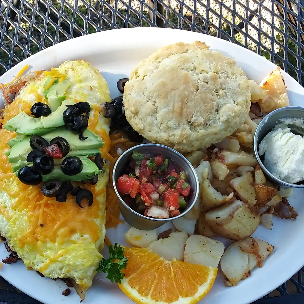 Marionberry Pancake Platter