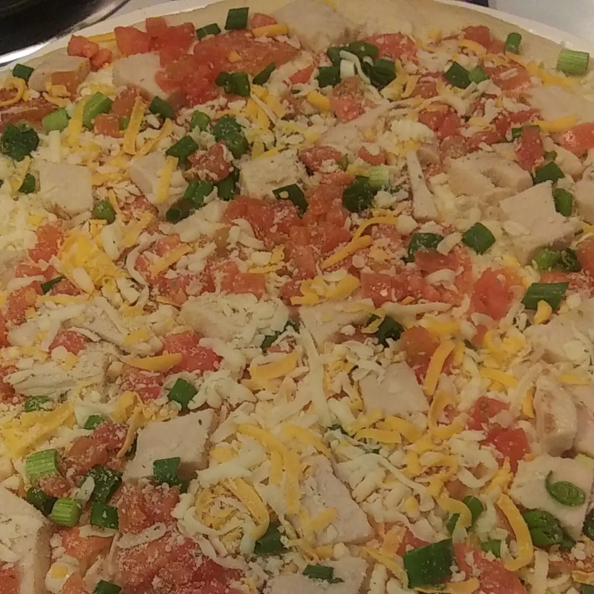 Garlic Chicken Pizza