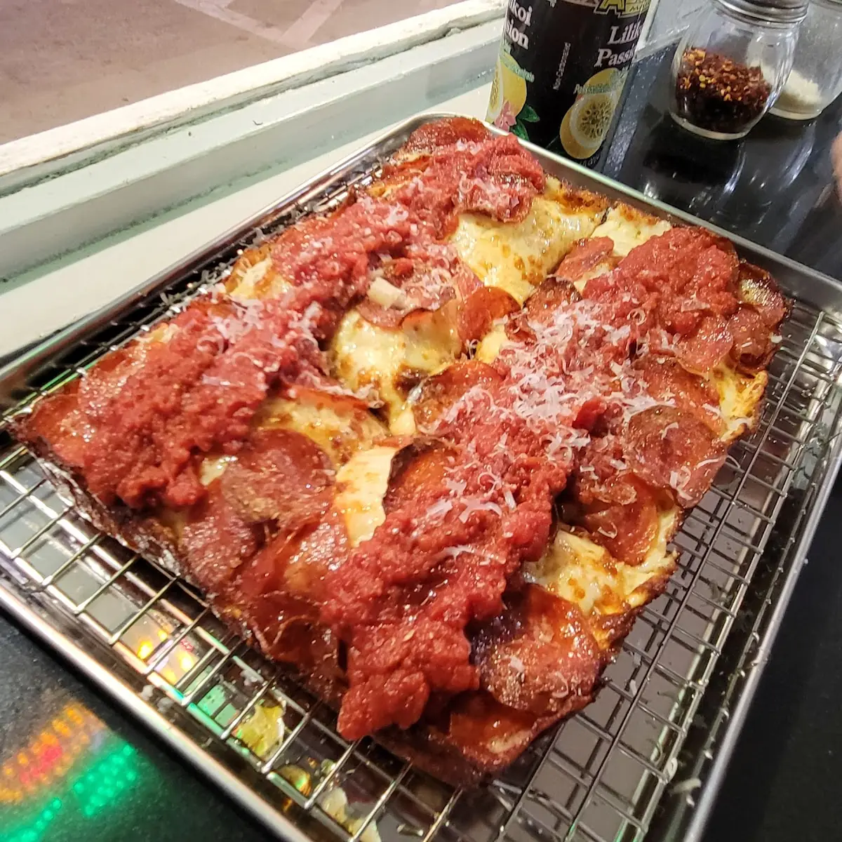 Detroit Pepperoni Pizza