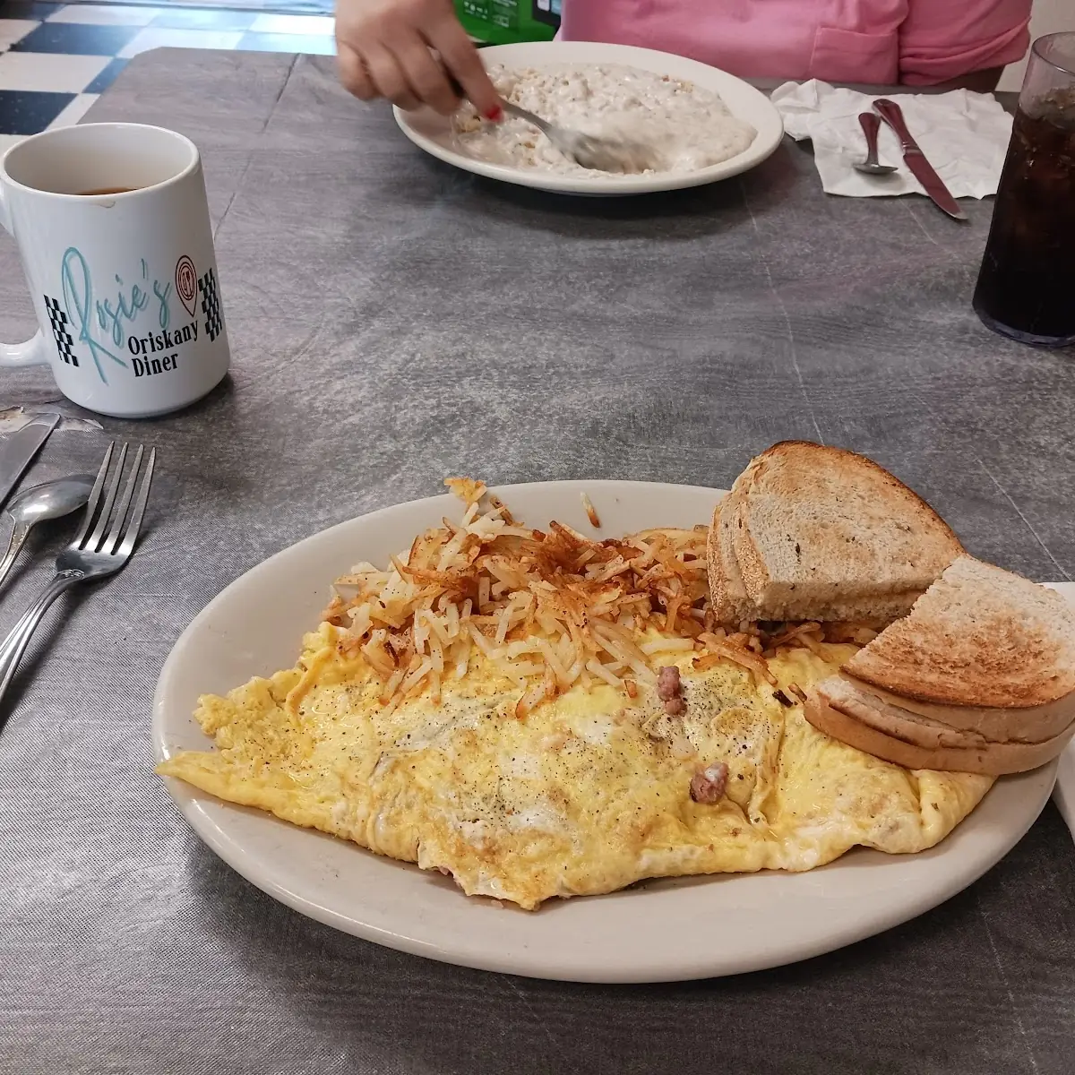 Corned Beef Hash Omelette