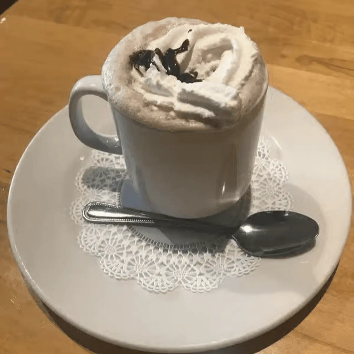 Hot Chocolate w Whipped Cream