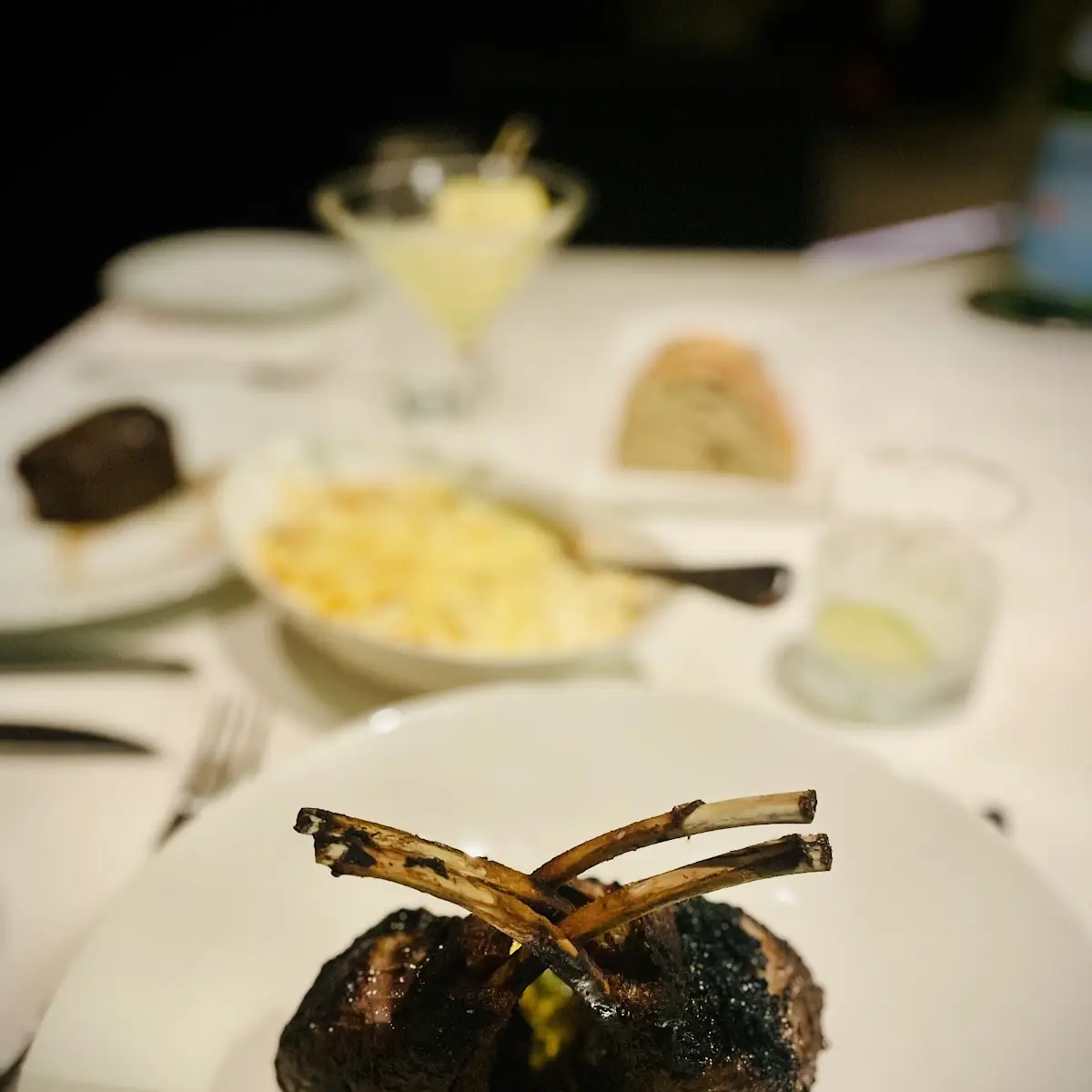Morel-Crusted Lamb Chops