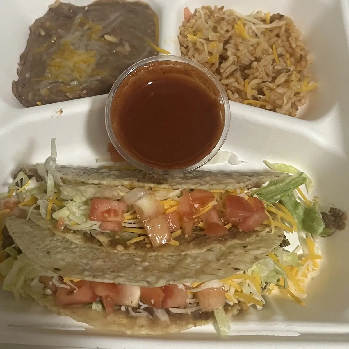 Hard Shell Taco Combo