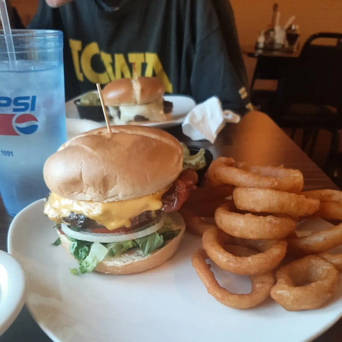 Becon Cheese Burger Combo