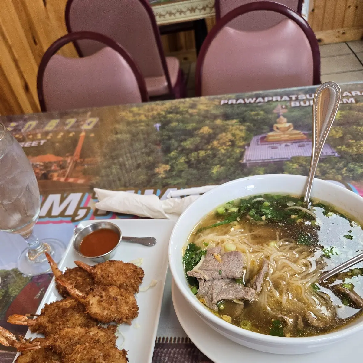Pho and Coconut Shrimp