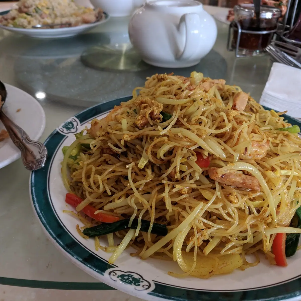 Seafood Pan Fried Noodles