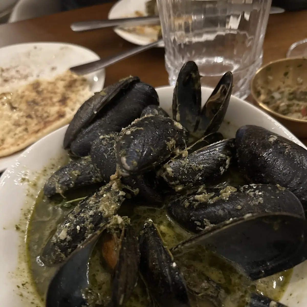 Steamed Mussels