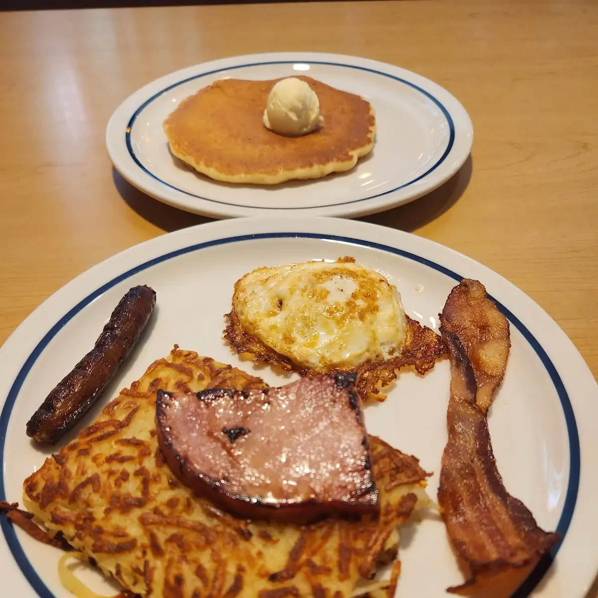 Grinch Pancake Combo