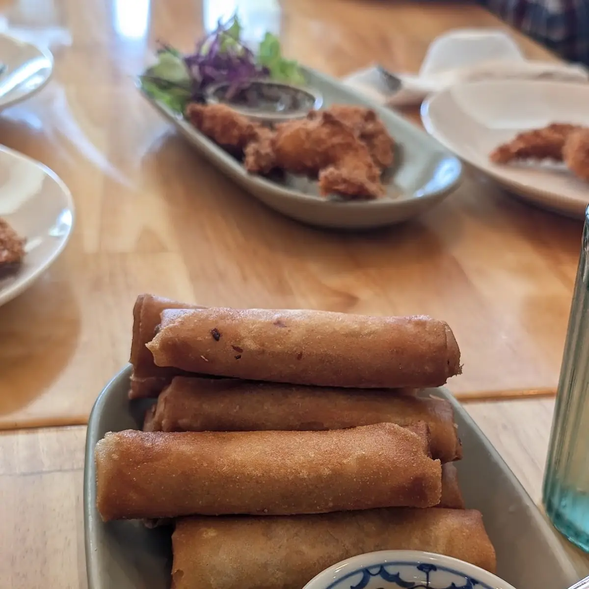 Crispy Vegan Egg Rolls