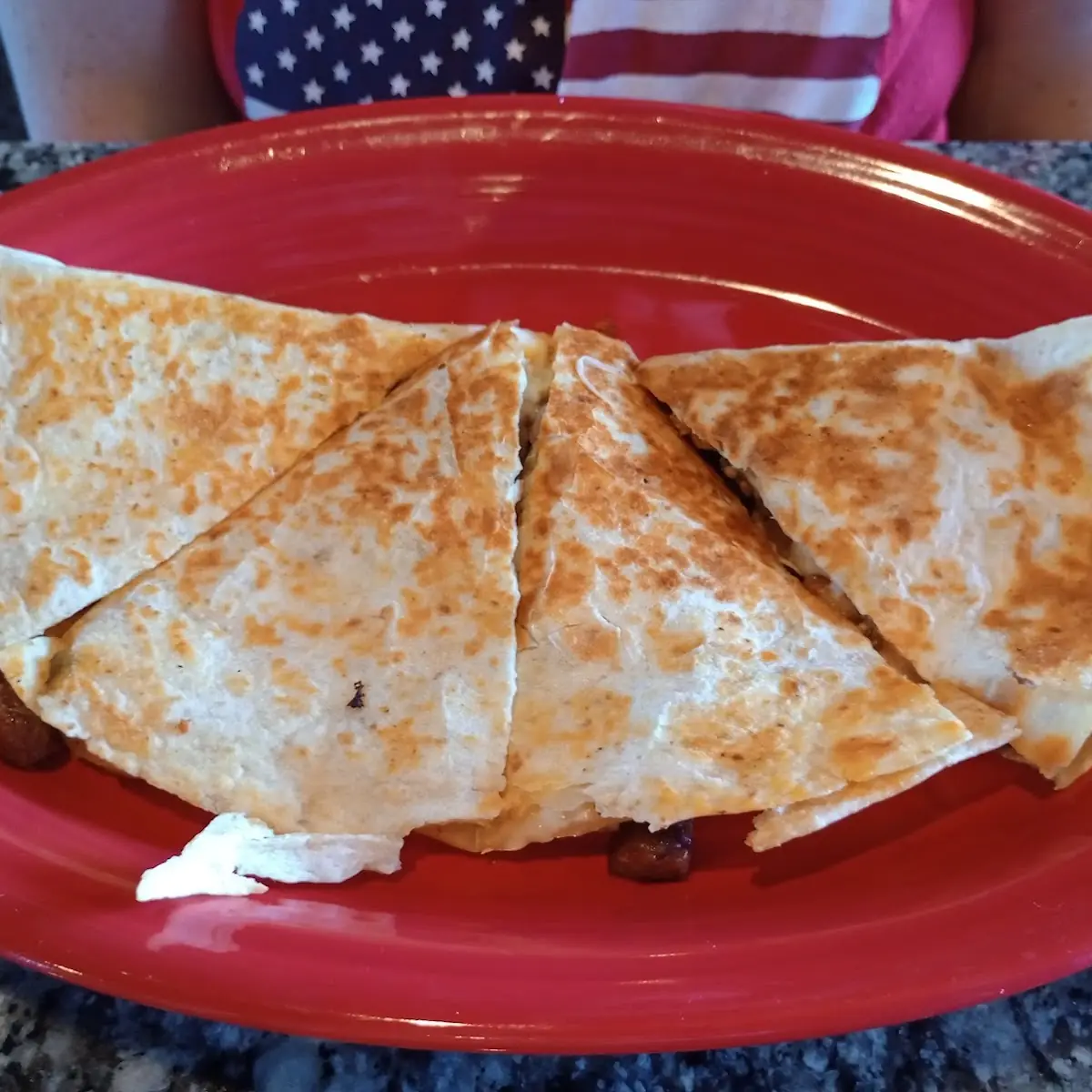 Chicken and Cheese Quesadilla