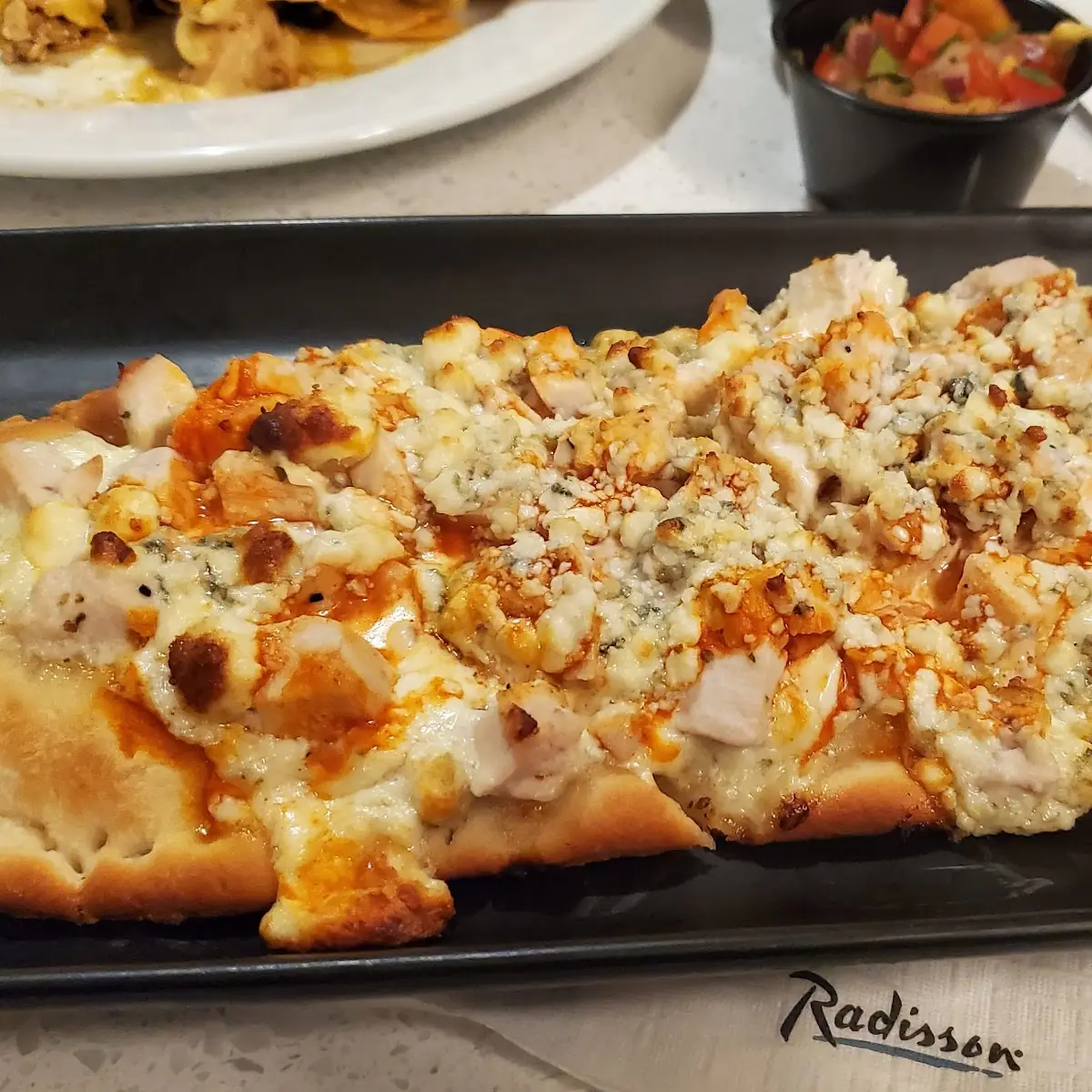 Buffalo Chicken Flatbread Pizza