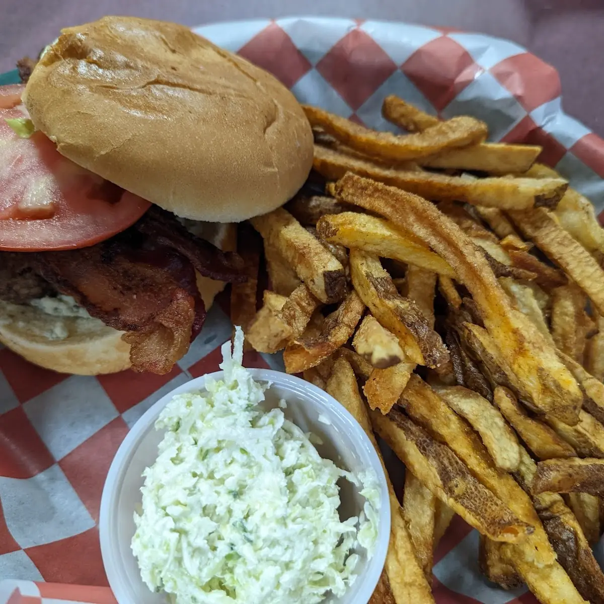 Black and Blue Burger Combo