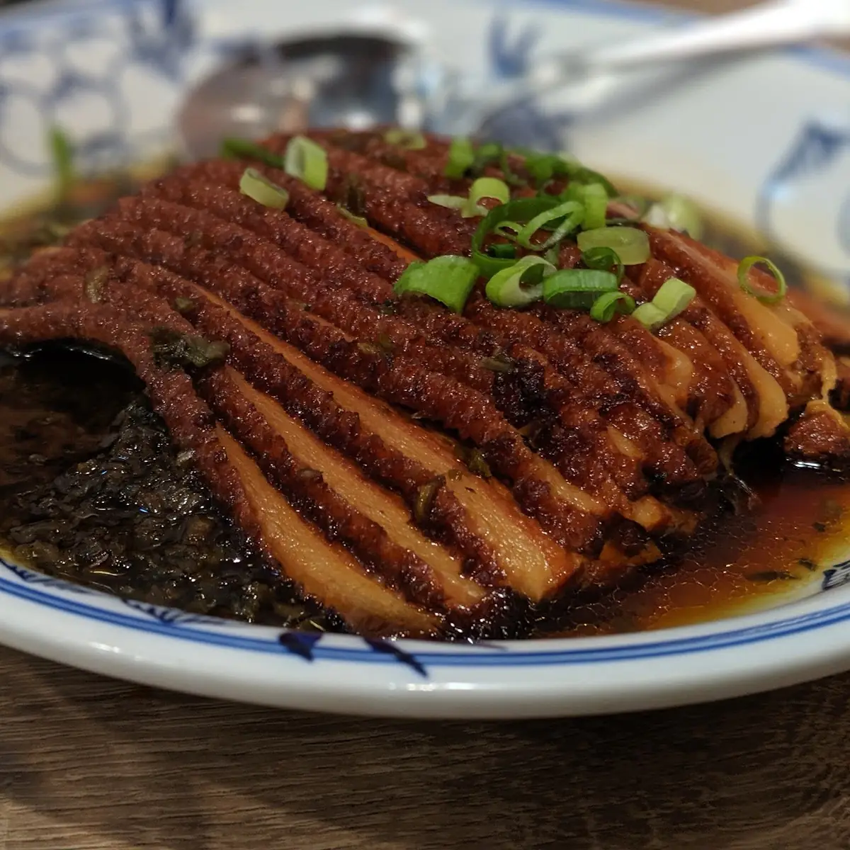 Steamed Pork Belly with Preserved Vegetables