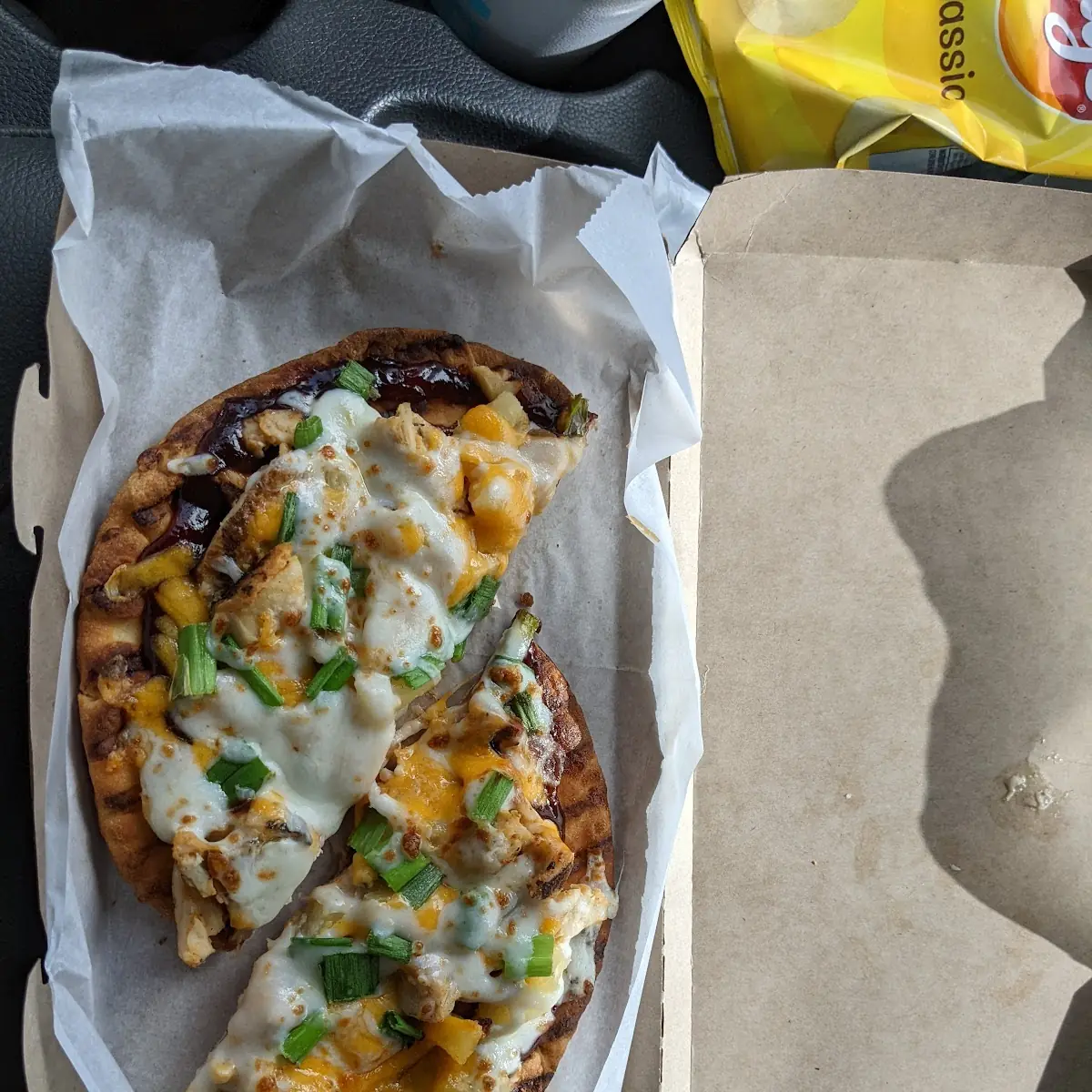 Hawaiian BBQ Chicken Flatbread