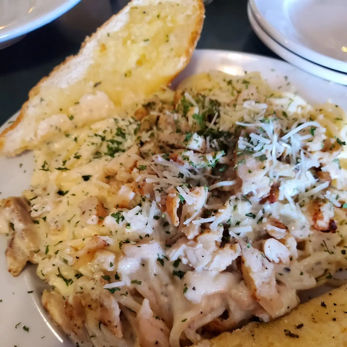 Chicken Alfredo Spaghetti