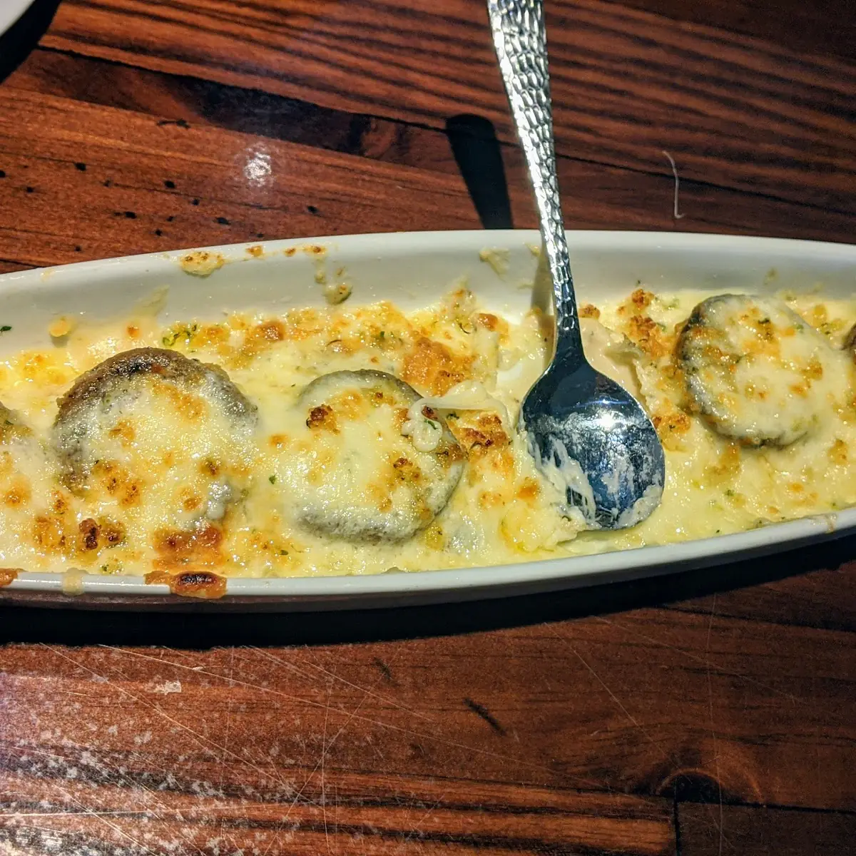 White Cheddar Stuffed Mushrooms