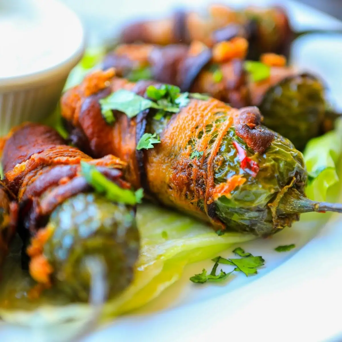 5 Stuffed Jalapeños