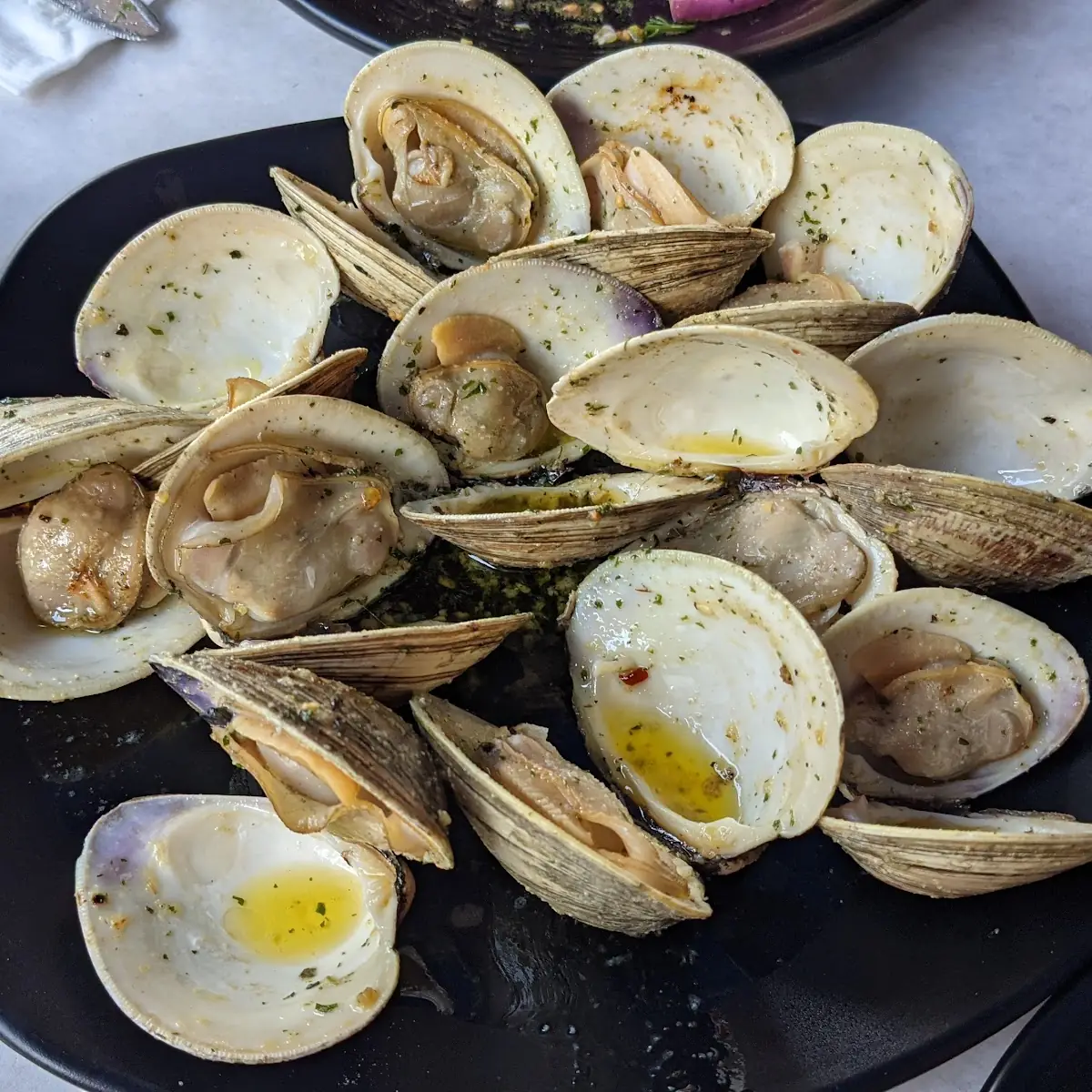 Steamed Clams with Olive Oil