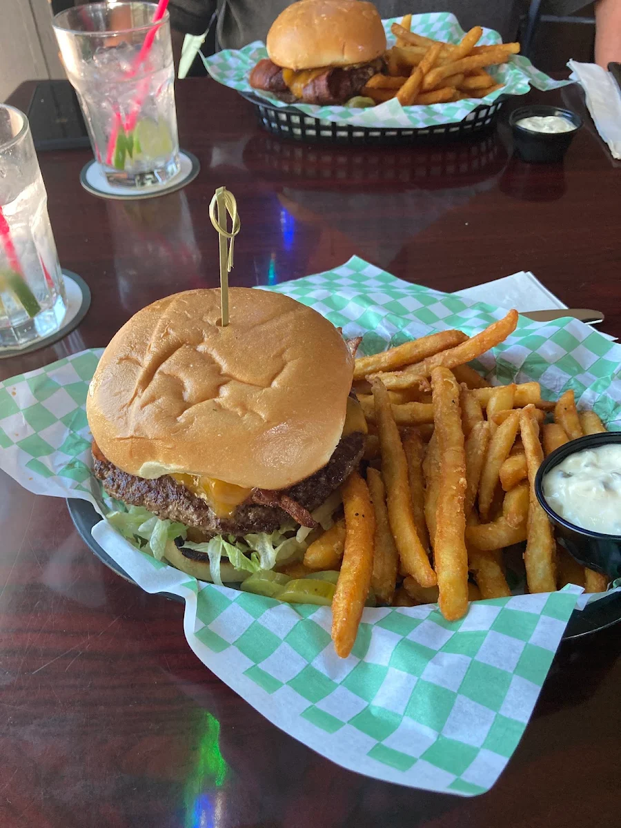 Bacon Cheeseburger with Fries