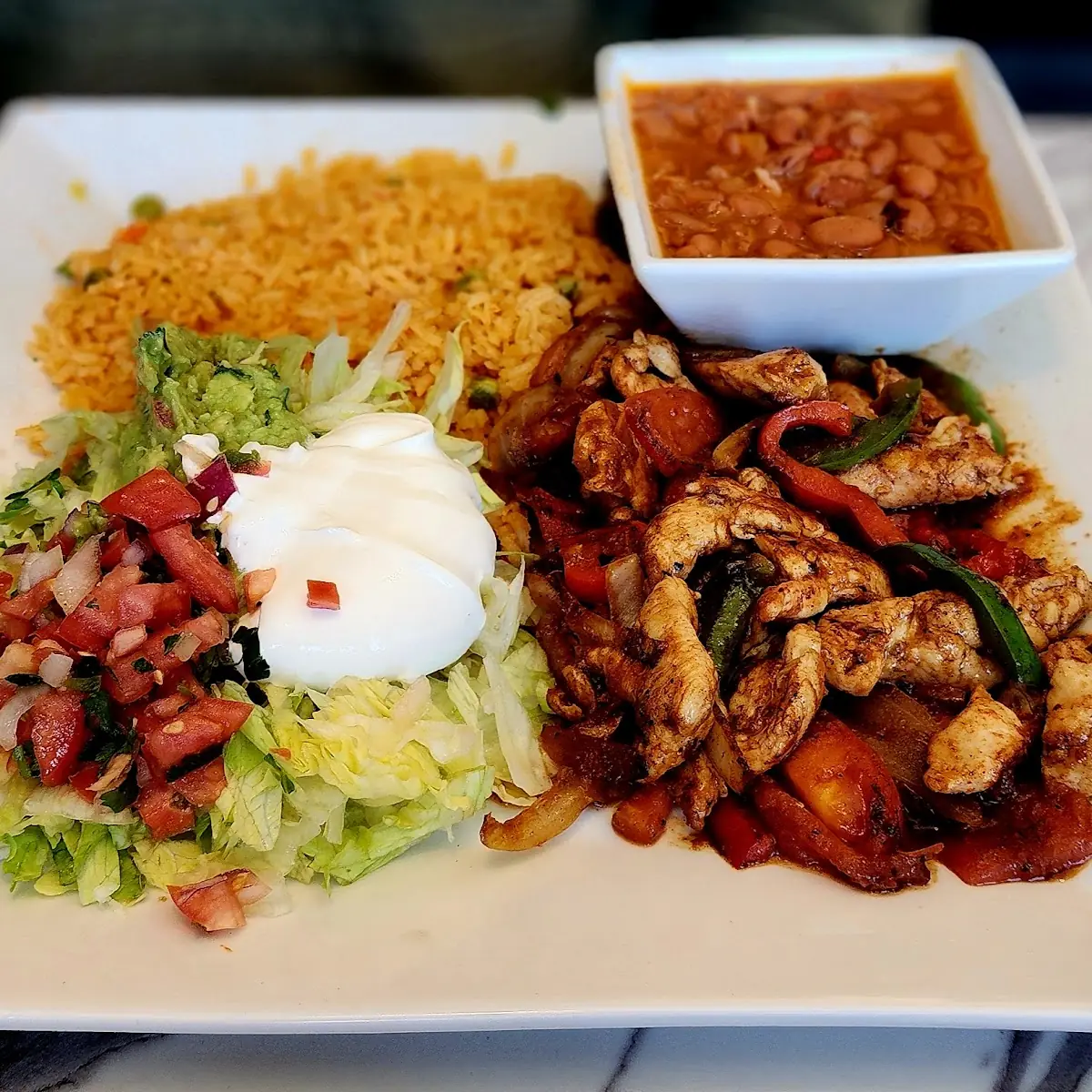 Grilled Chicken Fajitas