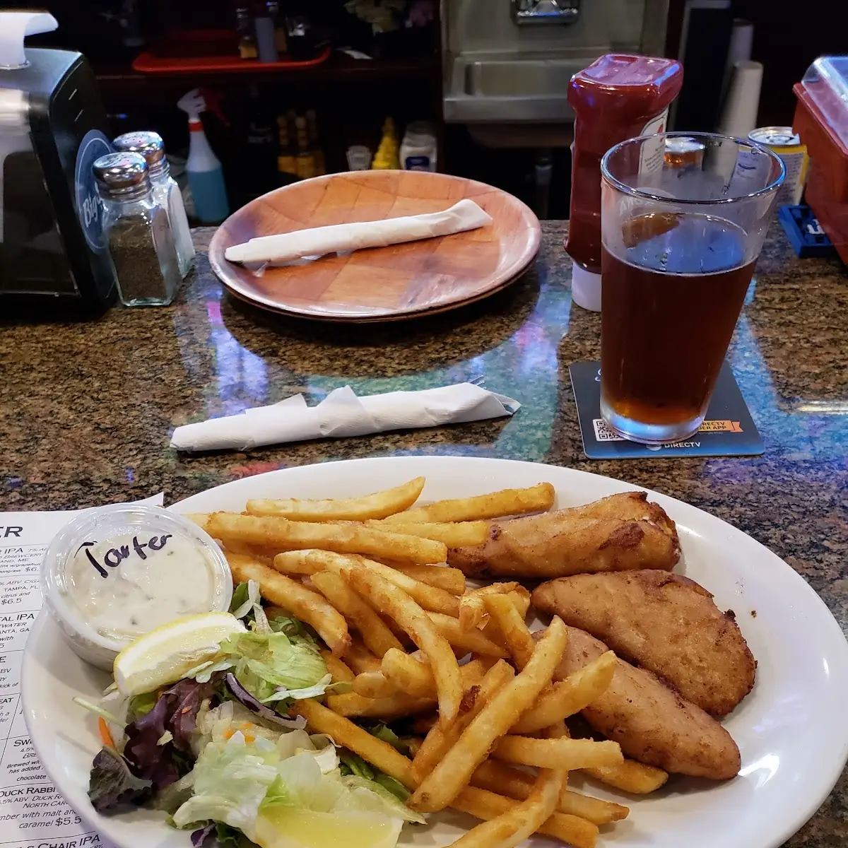 Cod Fish and Chips Dinner