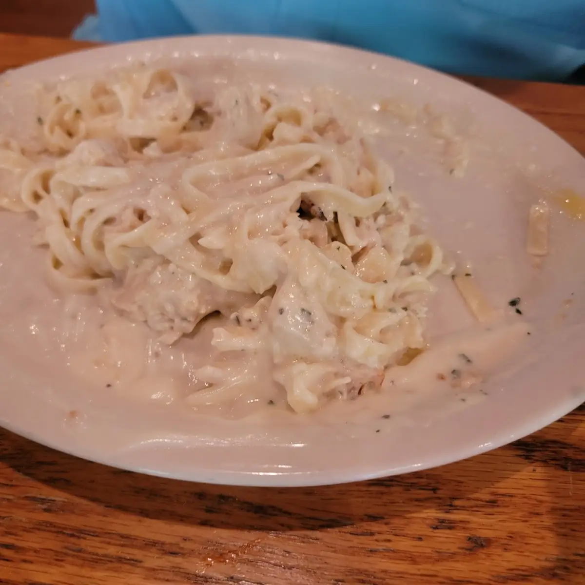 Fettuccine Alfredo with Chicken