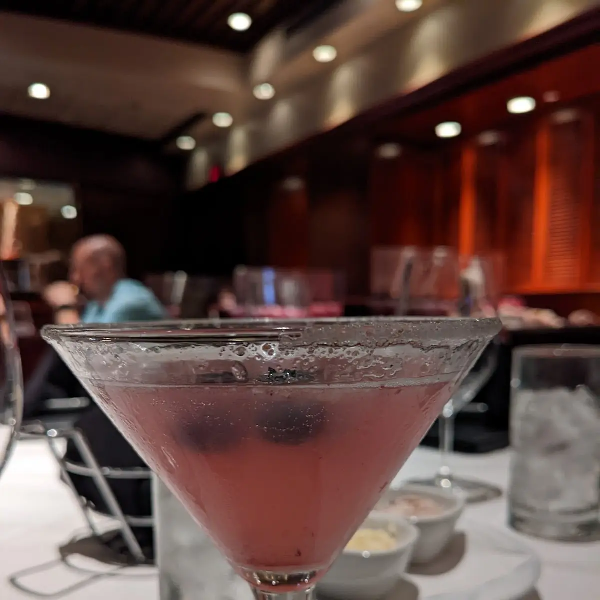 Blueberry Lemon Drop Martini