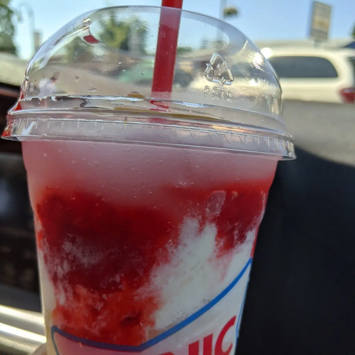 Lemon Berry Slush Float