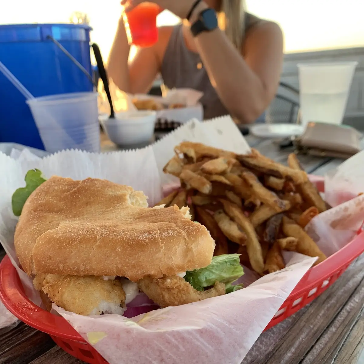 Carol Ann's Famous Perch Sandwich